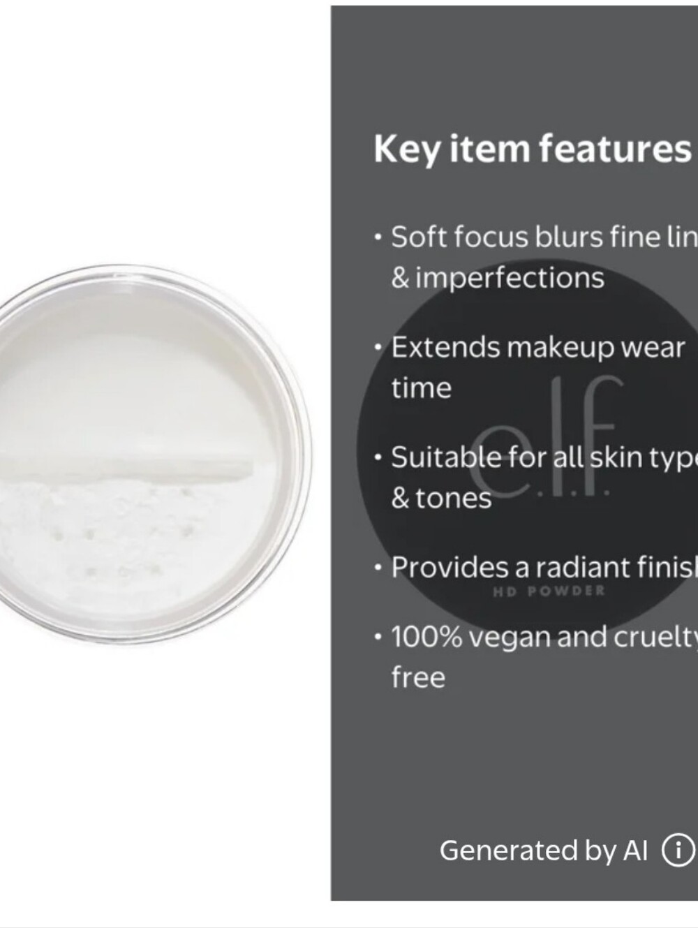 HD Powder - Translucent White Setting Powder - Picture 5 of 7